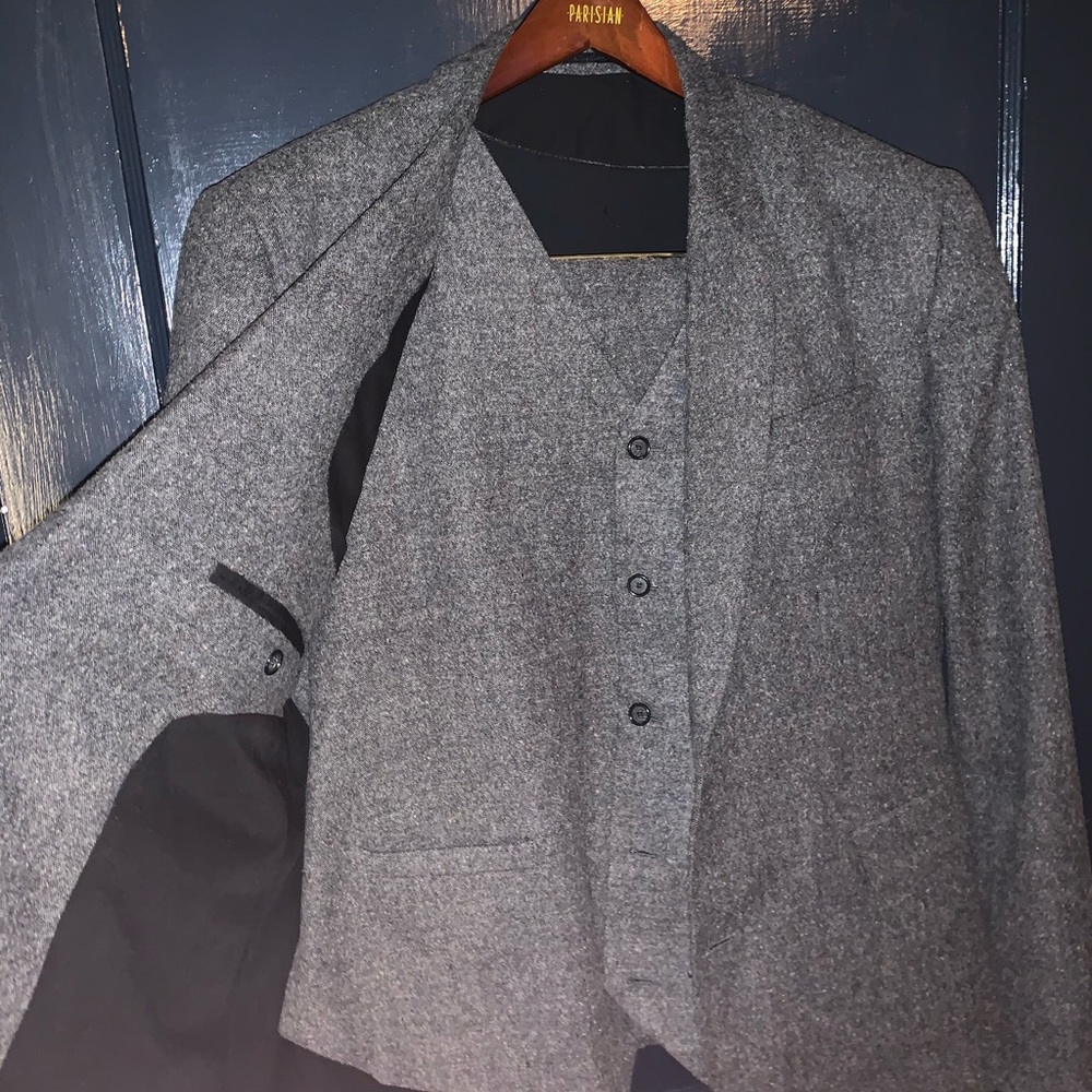 3 piece soft wool suit